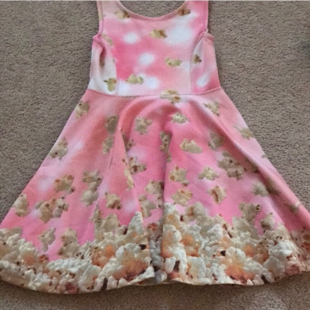 Popcorn sleeveless dress